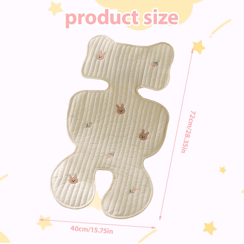 Copri Passeggino Estivo Antisudore, 72 x 40 cm Copri Seggiolino Auto Estivo, Coprisedile Estivo Traspirante, Universale, Lavabile, Per Passeggino, Ovetto, Protegge Il Coprisedile Da Macchie