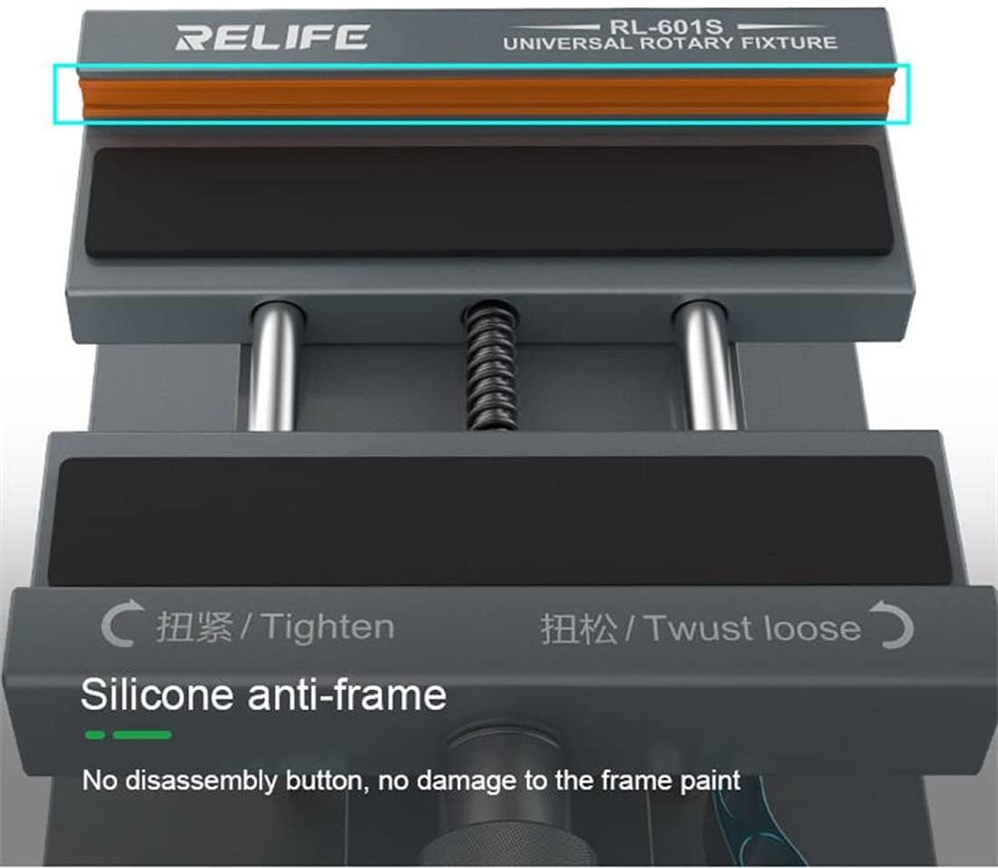 fonefunshop Relife RL-601s 360 Degrees Holder Compatible with iPhone Back Glass Removal