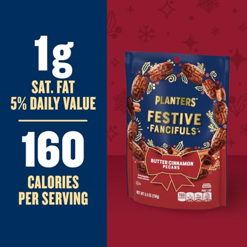 Image of PLANTERS Butter Cinnamon Pecans, Kettle Cooked Limited Edition, 5.5 Oz Bag