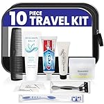 Trektote Travel Toiletry Kit For Men And Women – 10 Piece Set of Travel Size Toiletries, TSA Compliant, Includes Body Wash, Deodorant, Shaving Cream And Razor, Oral Care, Reusable Toiletry Bag & More - Image 2