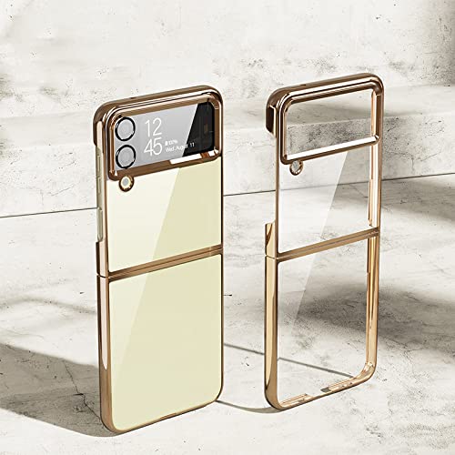 Coque Galaxy Z Flip 4 transparente pliable idéale pour glisser votre téléphone dans la poche