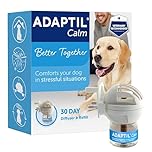 Adaptil Calm Home Diffuser For Dogs With 30 Day Refill, Adaptil Dog Calming Plug In Pheromone Diffuser To Help Reduce Anxiety And Stress In Pet Dogs, Pet Diffuser Helps Anxious Dogs Stay Calmer