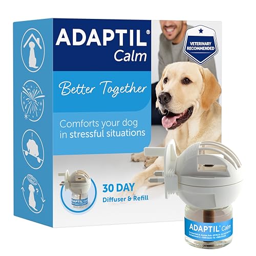 Adaptil Calm Home Diffuser For Dogs With 30 Day Refill Adaptil Dog Calming Plug In Pheromone Diffuser To Help Reduce Anxiety And Stress In Pet Dogs Pet Diffuser Helps Anxious Dogs Stay Calmer