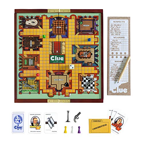 WS Game Company Clue Deluxe Travel Edition
