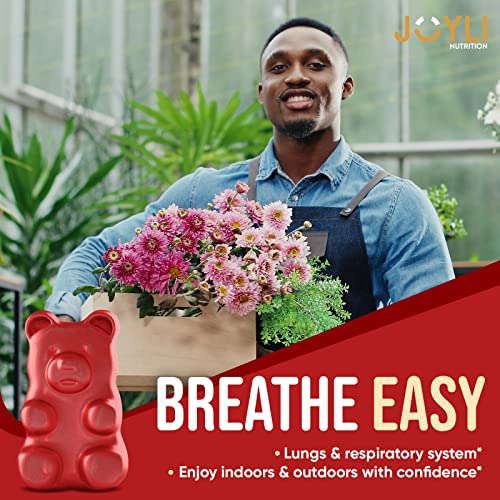 Joyli Quercetin Gummies - Quercetin With Bromelain, Zinc & Vitamin C - Quercetin 500Mg Supplement For Immune System Support - Pure Quercetin For Kids And Adults - 60 Pcs Quercetin Chewable #TOP4