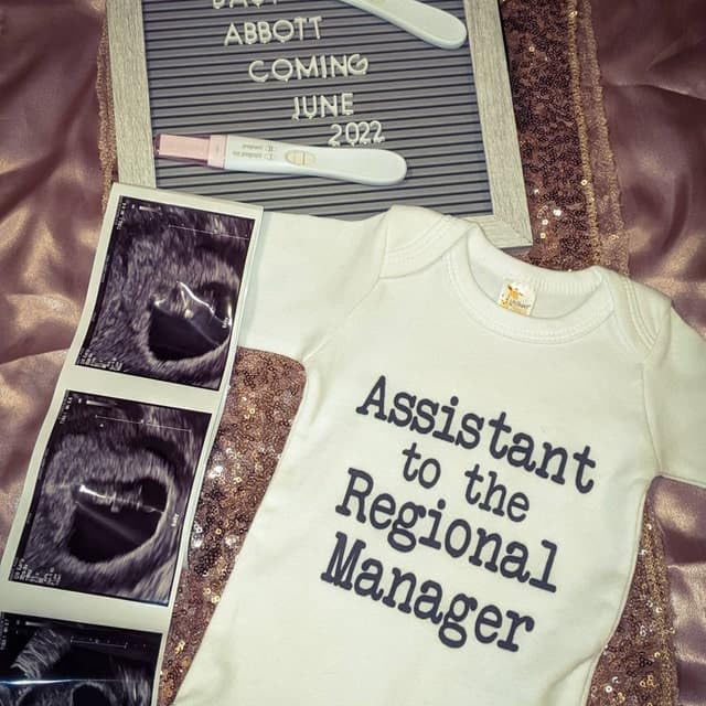 Assistant to the Assistant Regional Manager Romper Funny The Office Baby Romper Pregnancy Announcement Shower Shirt3