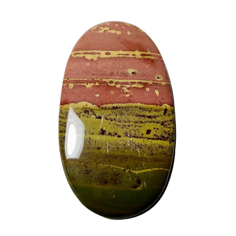 Cabochon en jaspe impérial naturel 71x40mm pour créer vos bijoux bohèmes personnalisés