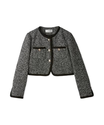 ツイードショートジャケット LWFJ254055BLKF - Lily Brown(リリーブラウン) - 商品画像