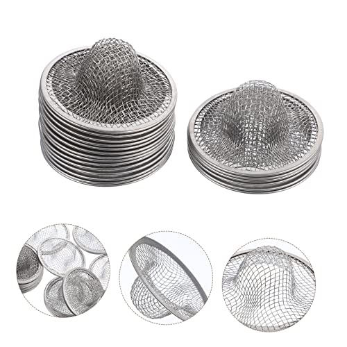 Coladores de acero inoxidable para fregadero 40 piezas miniatura 5