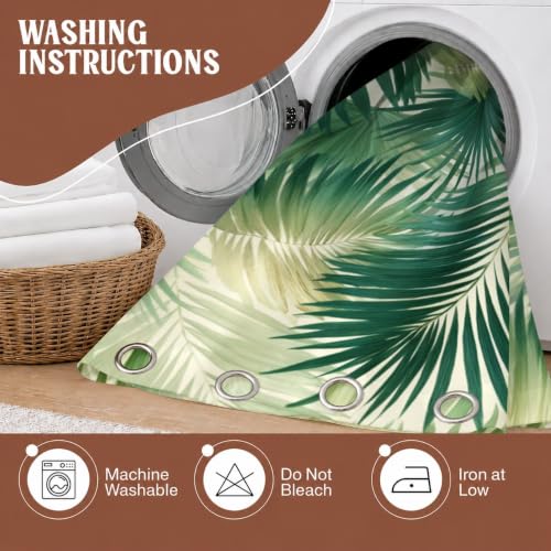 Draperies occultantes de qualité supérieure style jungle vert - 8
