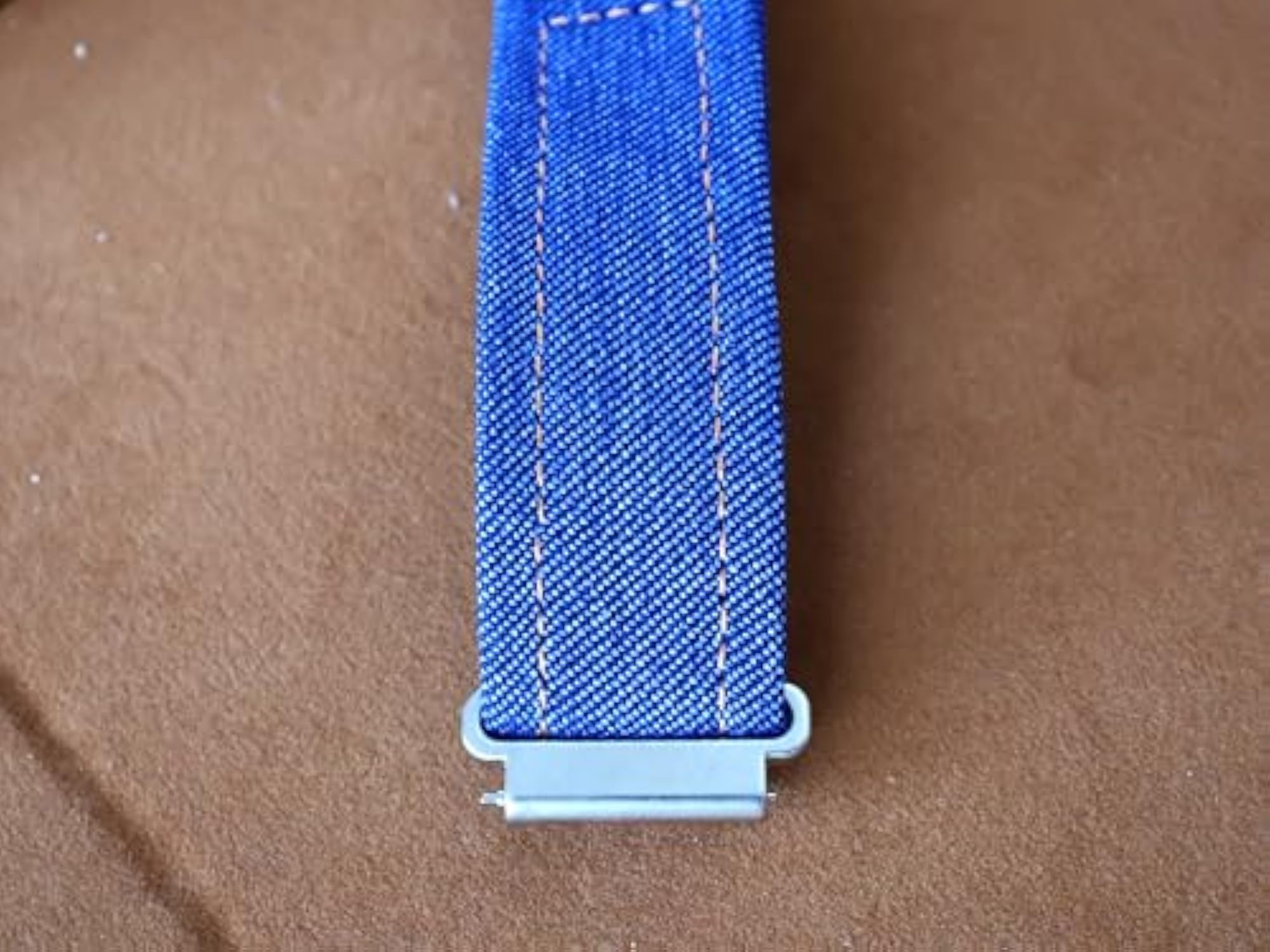 Denim Velcro Strap Watch Band, Stylish and Comfortable