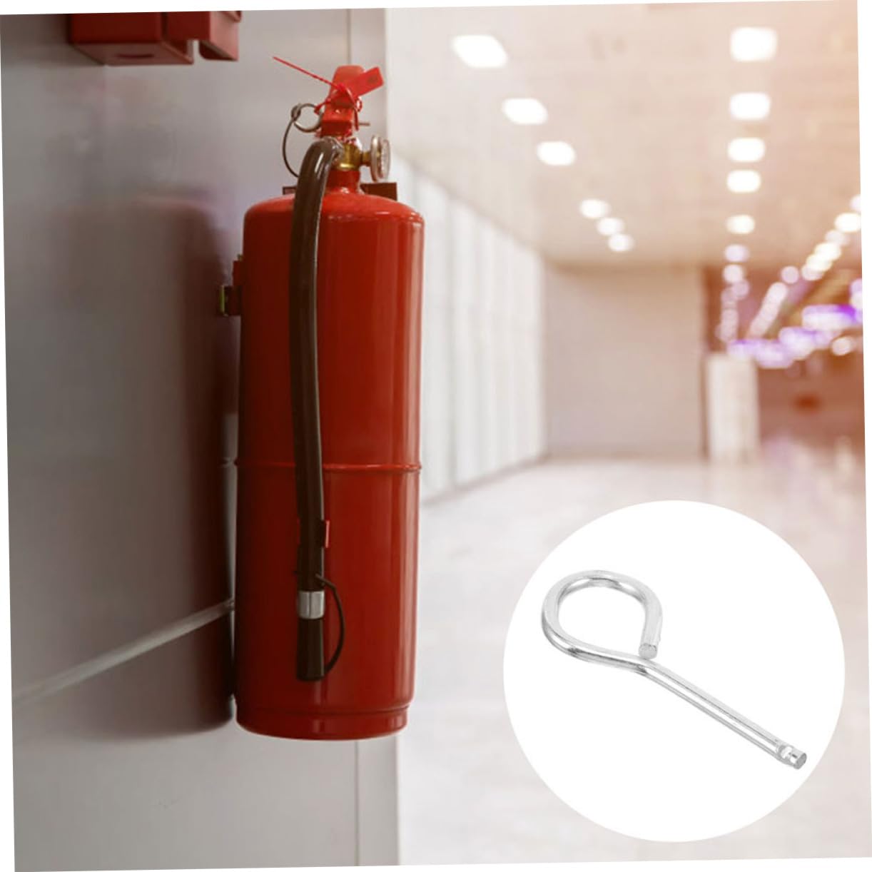 TOPBATHY Set Di Ganci in Acciaio Inossidabile Con Chiusura A Scatto Per Estintori Da 200 Pezzi Per Attrezzature Antincendio A Sgancio Rapido Resistenti Alle Intemperie Per Estintori