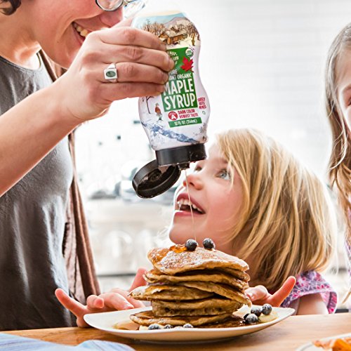 Butternut Mountain Farm Pure Maple Syrup From Vermont, Grade A (Prev. Grade B), Dark Color, Robust Taste, All Natural, Easy Squeeze, 12 Fl Oz #TOP4
