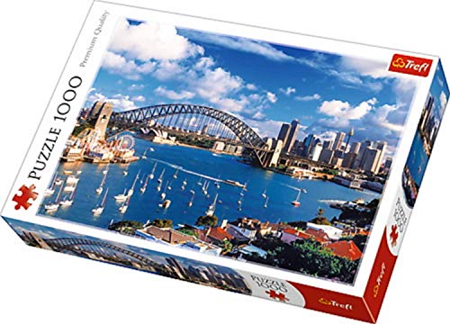 TREFL 1000 Piece Jigsaw Puzzles, Port Jackon, Syndey Australia Puzzle, Puzzle of Sydney Harbour Bridge, Adult Puzzles, Trefl 10206