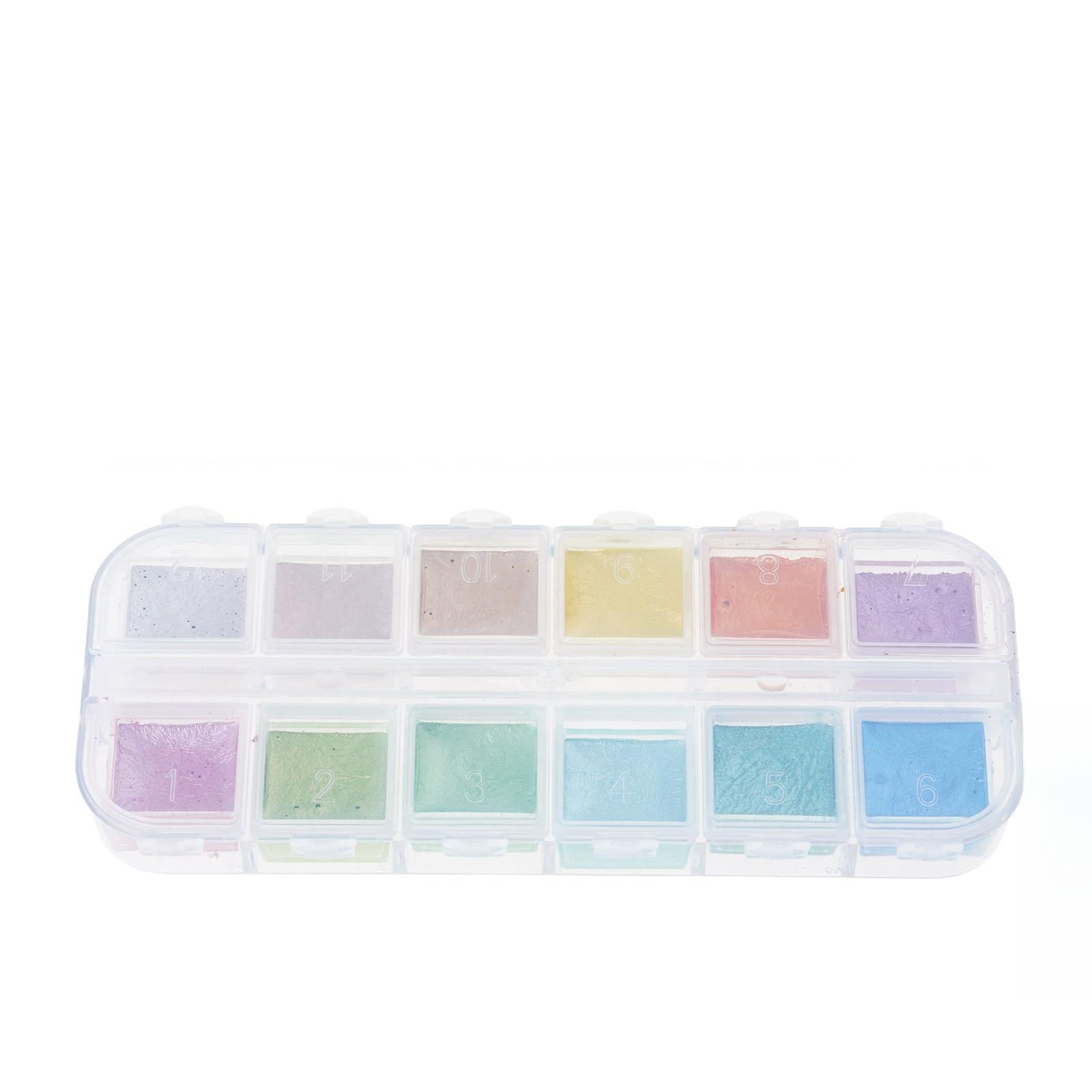 Rbrmhm As The Pic Show 12 Colors Watercolor Paint Set Metallic For Artists School Stationery Graffiti Tool Pigment Art Supplies