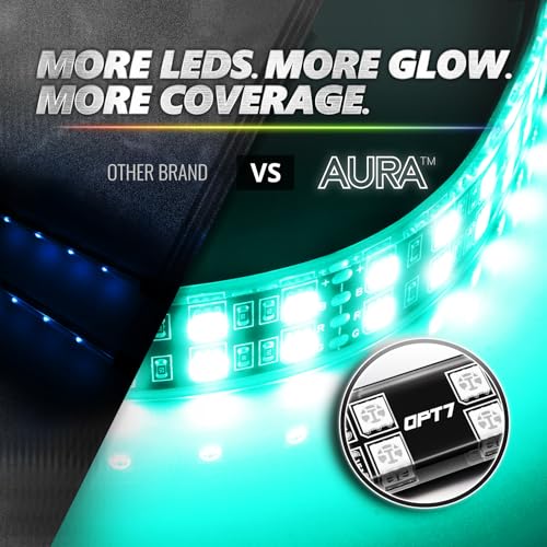 Aura Pro Kit de LED Interior de coche luces Bluetooth regulables 4