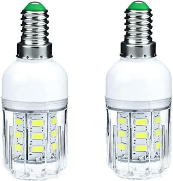 2pcs LED Corn Bulb Spotlight 7W 27leds Home Bright Table Desk Lamp Indoor Lighting E14,Warm White DC 24V