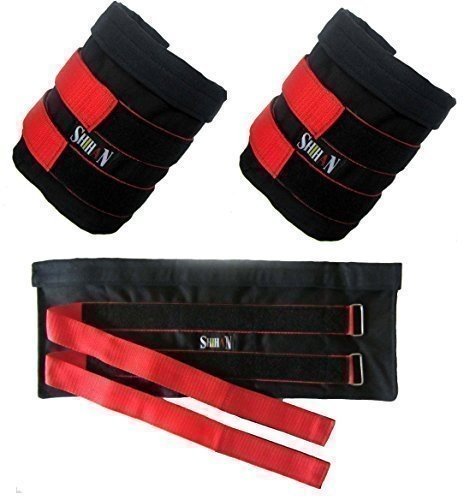 ORIGINAL Shihan Ankle Weights Pouch sold without Weights 10kg Adjustable, Ankle Leg Weights, Athletic, Gym Training Ankle Weights (Men/Women