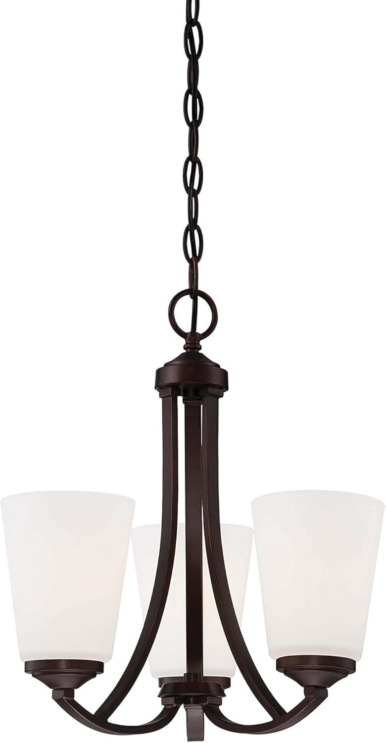 Minka Lavery 4965-84 Overland Park Chandelier, 5-Light, 500 Total Watts, 26-in H x 25-in W, Brushed Nickel