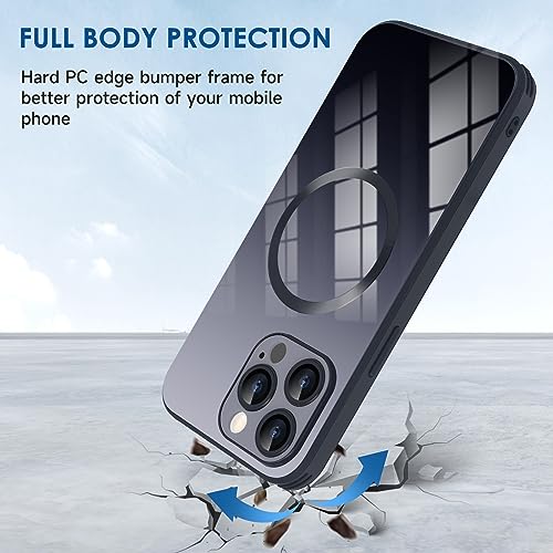 Coque iPhone 14 Pro magnétique antichoc pour éviter les rayures de l'objectif noir - 2