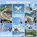 Drone with Camera, 2K HD FPV Drones for Adults, RC Quadcopter with Gravity Control, One Key Take Off/Land, Waypoint Fly, Gestures Selfie, 3 Speed Modes, Mini Drone for Beginners with 2 Batteries