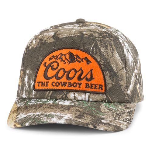 AMERICAN NEEDLE Unisex Coors Camo Roscoe Adjustable Snapback Baseball Hat (25006A-COORS-CAMO)