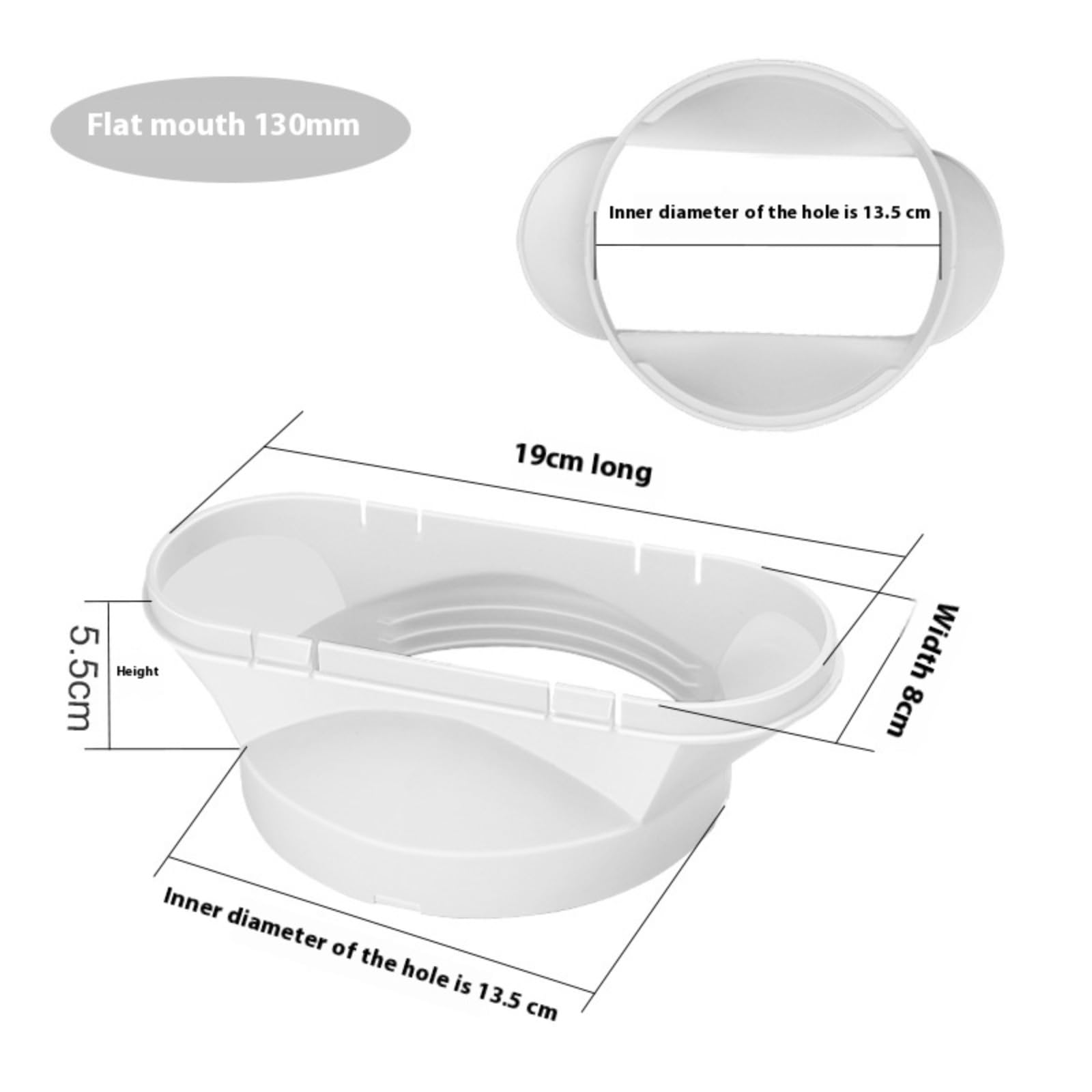 4pcs Pannello Di Tenuta Universale per Finestra, Kit Di Guarnizioni per Finestre in Pvc Regolabili per Condizionatori D' Portatili, Pezzi Di Ricambio per Tubi Di Scarico， Facile da Installare