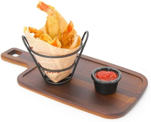 Miniatura 9 de Soporte para papas fritas, cesta de cono, soporte de alambre de metal, aperitivos, pollo frito, soporte de alambre para cocina, restaurante,