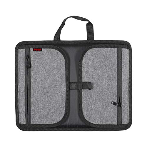 reer Malunterlage für unterwegs TravelKid Play, leicht und stabil, praktische Taschen, wasserabweisend, schmutzabweisend, grau