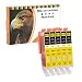 Produktbild D&C 5X Gelb Druckerpatronen Kompatibel für Canon CLI-551 Y XL für Canon Pixma MG7150 MG7550 iP7200 iP7250 MG5400 Series MG5450 MG5550 MG5650 MG5655 MX725 MX920 iP8750 iX6850 MG6350 MG6450 MX925