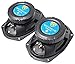 Rockville (2) Pairs RV69.2C 6x9 Component Car Speakers 2000w/110w RMS CEA Rated