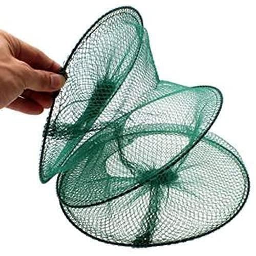 Waitlover 1Pcs Folding Telescoping Quick-Drying Nylon Mesh Fishing Basket Dip Shrimp Gear Fishing Tackle Outdoor For Fishin F5I9 Cage #TOP2
