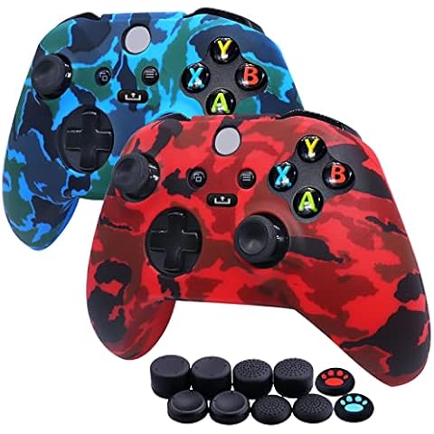 Funda de Silicona Jusy Xbox Series X/S con 10 Agarres para el Pulgar Cover