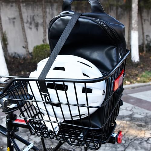 Panier arrière de vélo en acier au carbone rigide, accessoire de cyclisme durable
