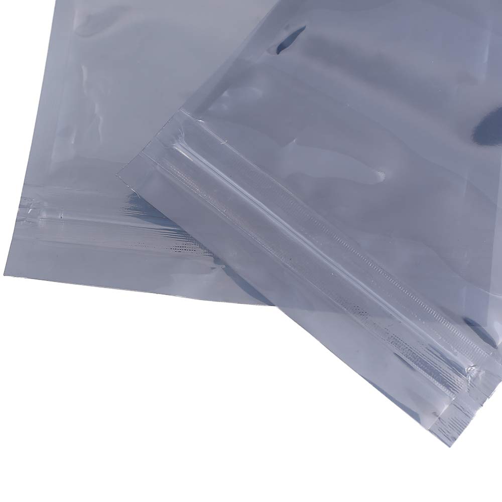 Lot de 100 sacs anti-statiques ESD - 5 tailles - Blindage anti-statique - Ziplock - Réutilisables - Pour appareils électroniques - 100 x 6 x 9 cm/8 x 12 cm/10 x 15 cm/15 x 21 cm/21 x 23 cm