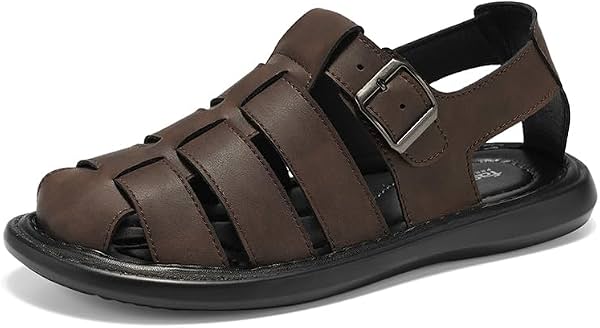 Sandalias de agua para hombre con punta cerrada, casuales y ligeras para verano