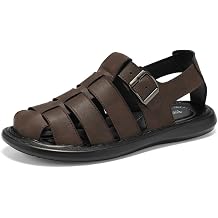 Mens Outdoor Hiking Sandals Closed Toe Water Sandals Casual Lightweight Summer Beach