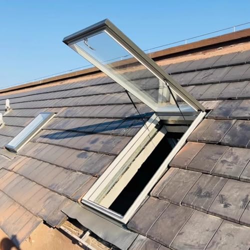 Cubierta de techo de aluminio con vidrio templado para iluminar sótanos y áticos 2