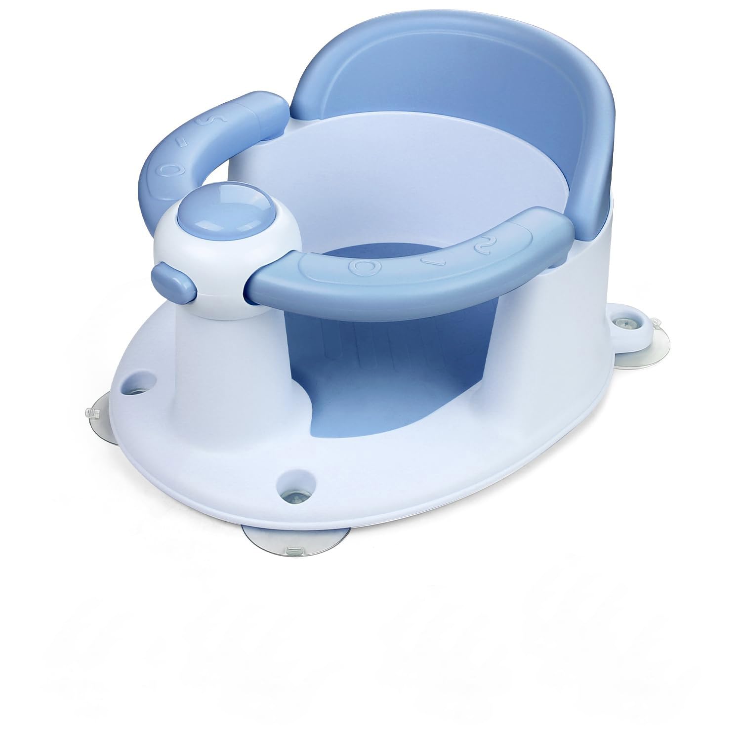 EzyWay Baby Bath Seat for 6 Months & Up, Non-Slip Toddler & Newborn Sit Up Bath Seat (Pink)