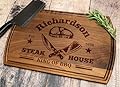 Personalized Dad Cutting Board - Custom Wood Grill Board For BBQ Masters - Unique Barbeque and Grilling Gift Idea for Fathers Day, Birthday, Anniversary, Christmas For Men, Husband, Dad, Grandpa, Him