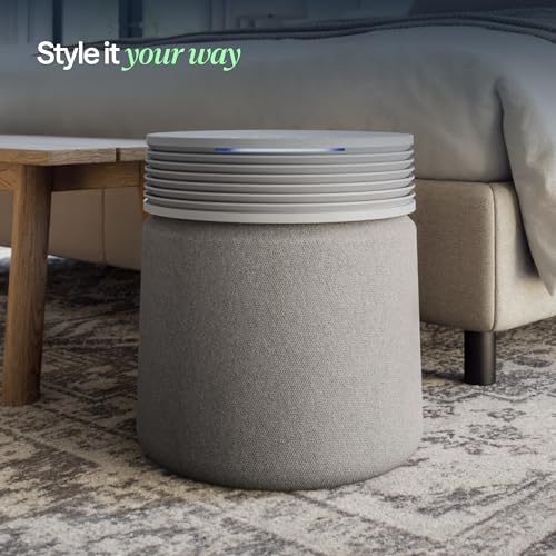 Image of Blueair Blue Signature Pre-Filter in Nordic Fog - Washable Fabric, Captures Dust, Hair & Pet Dander, Extends Main Filter Life - Compatible with Blue Signature Large Air Purifier