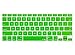 Kuzy - GREEN Keyboard Silicone Cover Skin for MacBook Pro 13" 15" 17" Aluminum Unibody (with or w/out Retina Display) iMac and MacBook Air 13" - Green