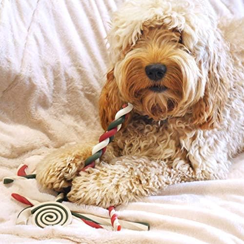 Rosewood Cupid and Comet Rawhide Free Festive Dog Treats, Bumper Gift Bag, 280g