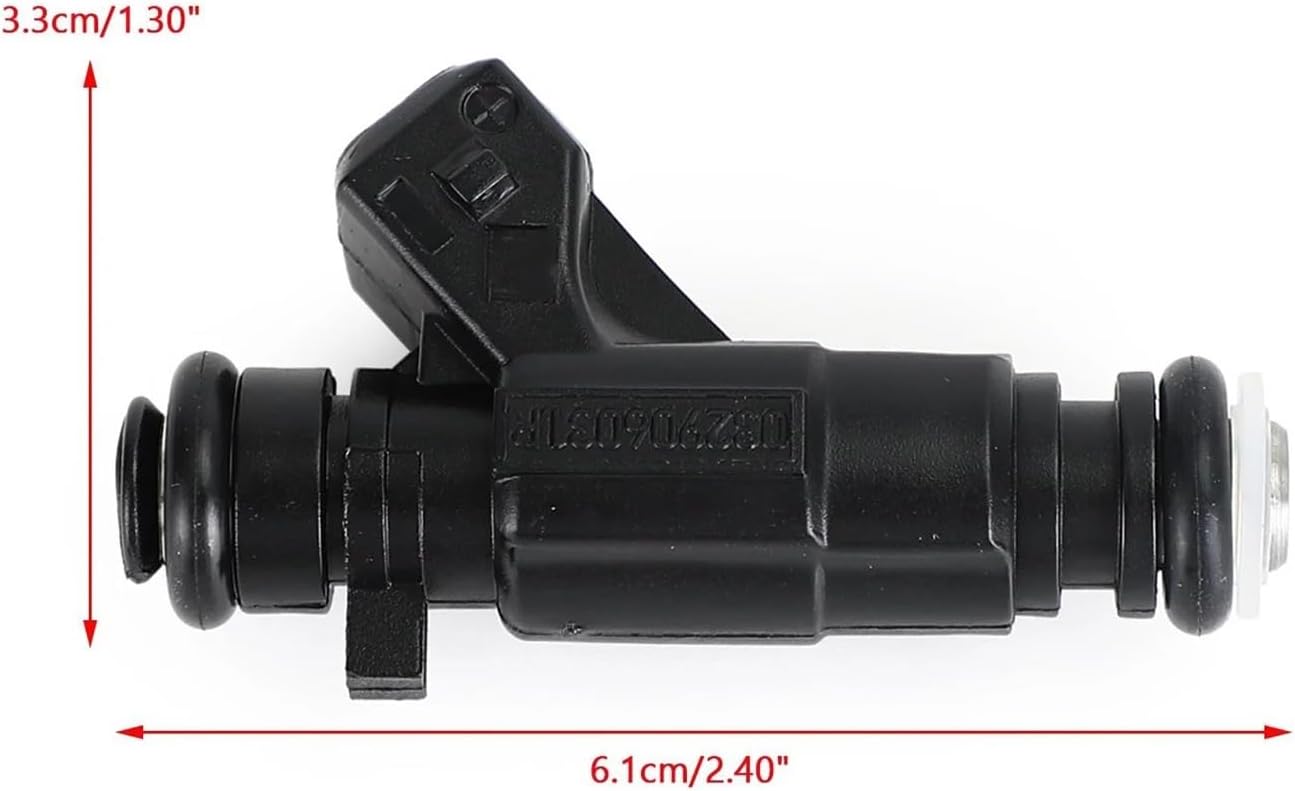 Car Injector Fuel Injectors 0280156403 for Golf for Polo for Fox for Voyage Flex 1.6L 701060 032906031R Fuel Injection Nozzle Accessories 4PCS Fuel Injectors Nozzle