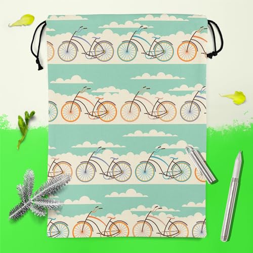 Image of ArtzFolio Retro Design | Reusable Sack Bag | Bag for Gym, Storage, Vegetable & Travel