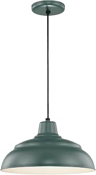 Millennium RWHC14-SG One Light Down Pendant, Bronze/Dark