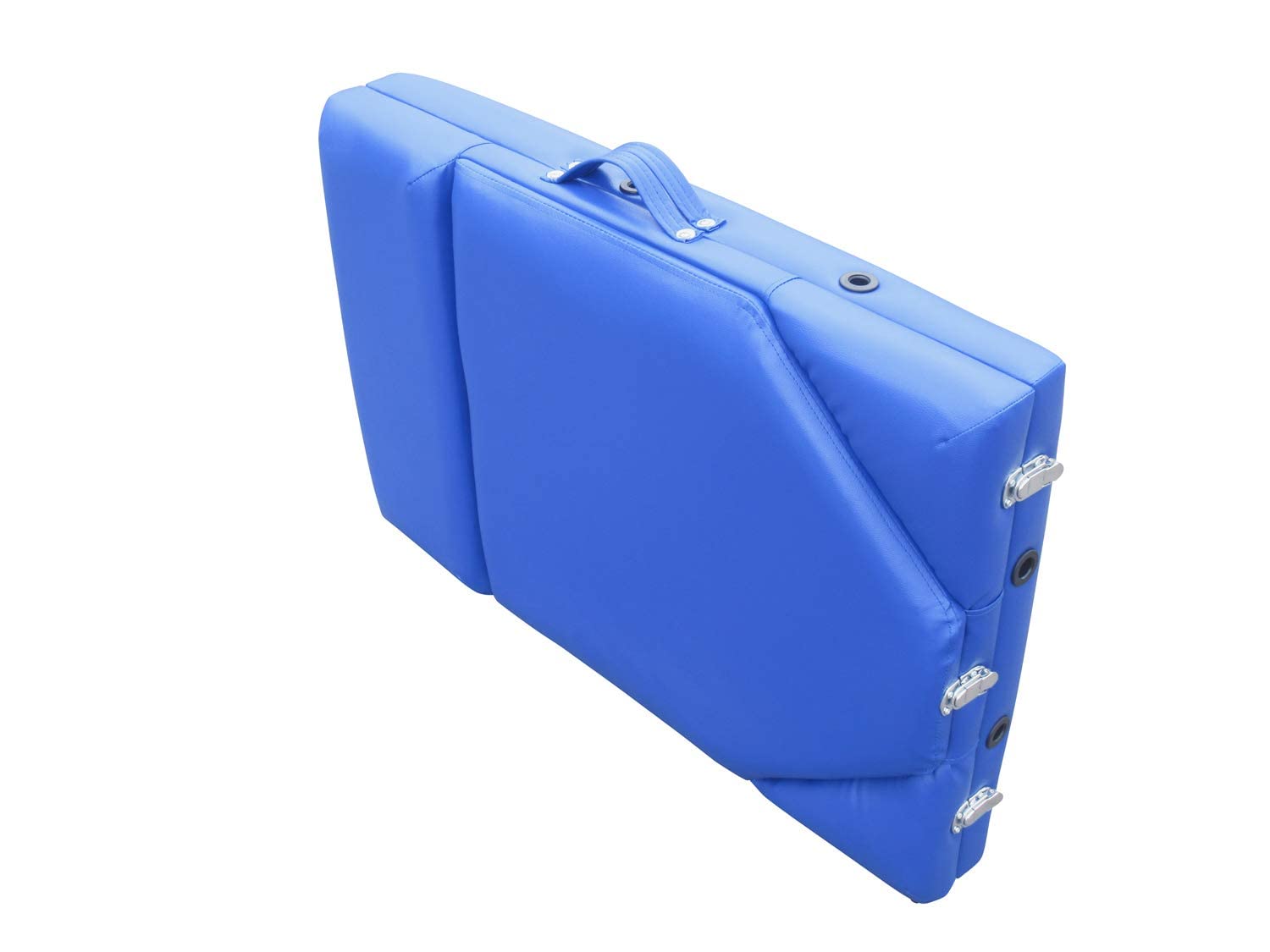 Mobiclinic®, Massage Table, Beauty Bed, Massage Bed, Professional, Portable, Wooden, 2 Sections, Lash Bed, Adjustable, 180x60 Cm, Therapy Couch, Physiotherapy, Tattoo Bed, Up To 150 Kg, Blue - View #4