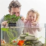 Aquarium Decoration,Mengger Aquarium Decoration Cave with Green Grass,Polyresin Landscape 23*13*8cm,Rock Cave Decoration,Resin Decoration,Suitable for Water Tanks Aquariums Small Fish Small Shrimp - Image 6