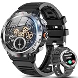 スマートウォッチ【2026新登場】Bluetooth通話 LINE/メッセージ通知 IP68防塵防水 100＋運動モード GPS運動記録 アプリのGPS連動可能 歩数計 長持ちバッテリー 300＋文字盤DIY 腕時計 音楽制御 遠隔撮影 腕上げ点灯 アラーム 天気予報 iPhone/アンドロイド対応 プレゼントに最適 smart watch（ブラック）