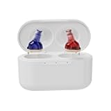 Rechargeable Hearing Aids for Seniors with Advanced Noise Cancellation - Invisible Not Amplifier True Hearing Aids with Charging Case